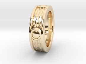 Roman Laurel Ring - Size 9 in 14k Gold Plated Brass