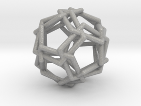 0460 Woven Icosidodecahedron (U24) in Aluminum