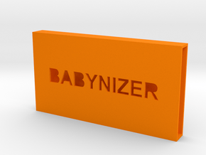 a Xperia Z1 Phone Case Part 1 in Orange Processed Versatile Plastic