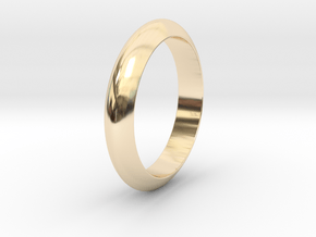 Ø23.06 Mm Functional Design Ring Ø0.907 Inch in 14k Gold Plated Brass
