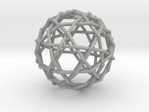 0461 Woven Truncated Icosahedron (U25) in Aluminum
