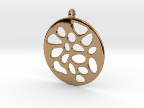 PENDANT LOBULAR in Polished Brass