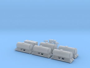 FEA-B Rail Head Treatment Train Five Tank Version  in Tan Fine Detail Plastic