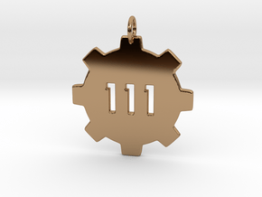 vault 111 pendant  in Polished Brass