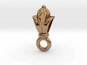 Keychain in Polished Brass