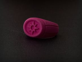 Violet Lantern Ring in Pink Processed Versatile Plastic