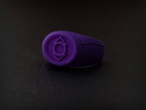 Indigo Lantern Ring in Purple Processed Versatile Plastic
