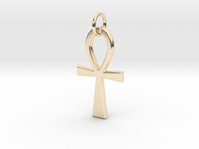 Ankh Pendant or Keychain in 14K Yellow Gold