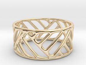 Ring Wire 2 in 14k Gold Plated Brass