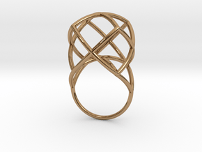 TETRAHEDRON STAR, Ring Nº1 in Polished Brass