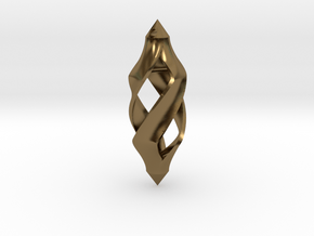 Twisted in Polished Bronze