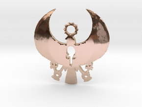 Heru Pendant: 3 Keys of Life in 14k Rose Gold