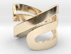 NEVER ENDING RING Size 7 in 14K Yellow Gold