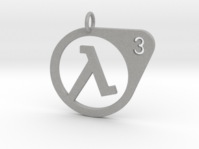 Half Life 3 Confirmed Pendant in Aluminum