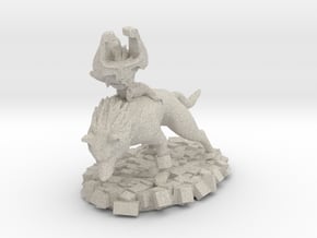 Wolf Link and Imp Midna in Natural Sandstone