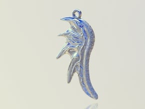 Dragon Wing in Polished Silver