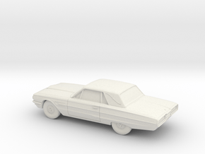 1/87 1964 Ford Thunderbird  in White Natural Versatile Plastic