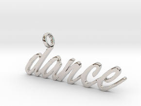 Dance Pendant DANCE!!! in Platinum
