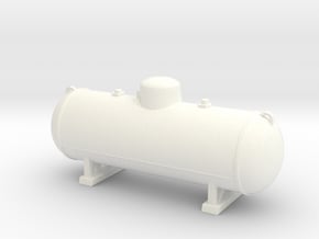 Propane tank 500 gallon. 1:24 Scale  in White Processed Versatile Plastic
