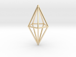 Pendant 'Crystal' in 14K Yellow Gold