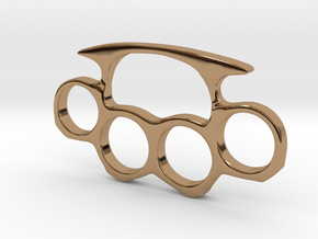 Brass Knuckles Miniature in Polished Brass