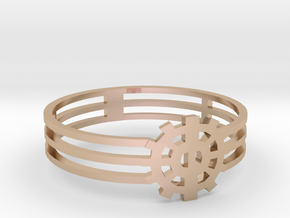 [The 100] Heda Forehead Piece Ring (US Size 9) in 14k Rose Gold
