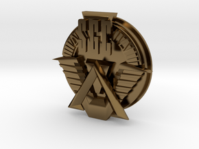 SGC logo. All materials in Polished Bronze