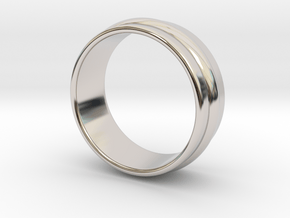 Ø19.84 Mm Classic Beauty RIng Ø0.781 Inch in Platinum