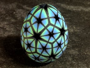 Mosaic Egg #13 in Full Color Sandstone