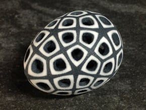 Mosaic Egg #4 in Full Color Sandstone