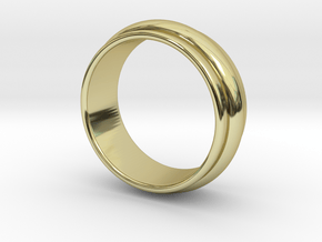 Ø 19.62 Mm Classic Beauty Ring Ø 0.772 Inch in 18k Gold