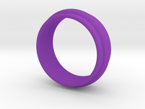Ø 19.62 Mm Classic Beauty Ring Ø 0.772 Inch in Purple Processed Versatile Plastic