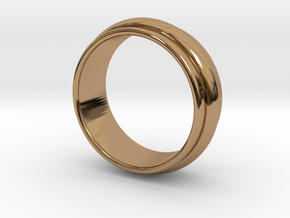 Ø 19.62 Mm Classic Beauty Ring Ø 0.772 Inch in Polished Brass