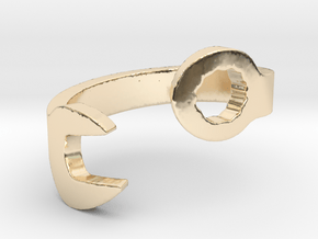 Wrench Ring Size 10 in 14K Yellow Gold