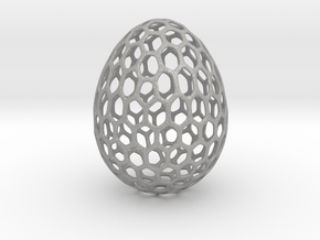 Honeycomb - Decorative Egg - 2.3 inch in Aluminum