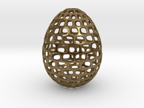 Running - Decorative Egg - 2.3 inches in Polished Bronze