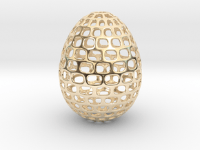 Running - Decorative Egg - 2.3 inches in 14k Gold Plated Brass
