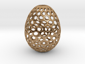 Aerate - Decorative Egg - 2.2 inches in Polished Brass