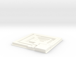 Tile from Bladerunner Deckard Appartement Movie 19 in White Processed Versatile Plastic