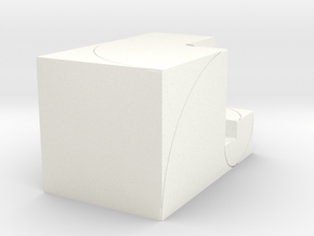 CCW Golden Rectanglular Box in White Processed Versatile Plastic