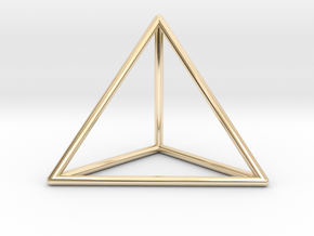 Prism Pendant in 14k Gold Plated Brass