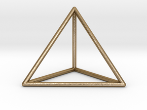 Prism Pendant in Polished Gold Steel