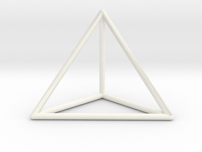 Prism Pendant in White Processed Versatile Plastic