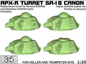 ETS35016 - APX-R turret with SA18 gun [1:35] in Smooth Fine Detail Plastic