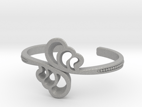 Wave Cuff Bracelet in Aluminum