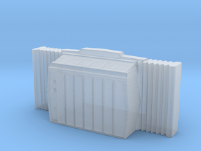Window AC Unit - N 160:1 Scale in Smooth Fine Detail Plastic