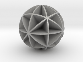 DRAW geo - sphere 48 cut outs in Aluminum