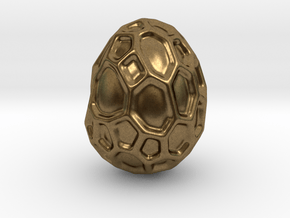 DRAW geo - alien egg in Natural Bronze: Small