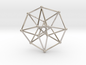 Toroidal Hypercube 35x1mm Spheres in Platinum