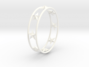 Ring Of Starline 14.1 mm Size 3 in White Processed Versatile Plastic